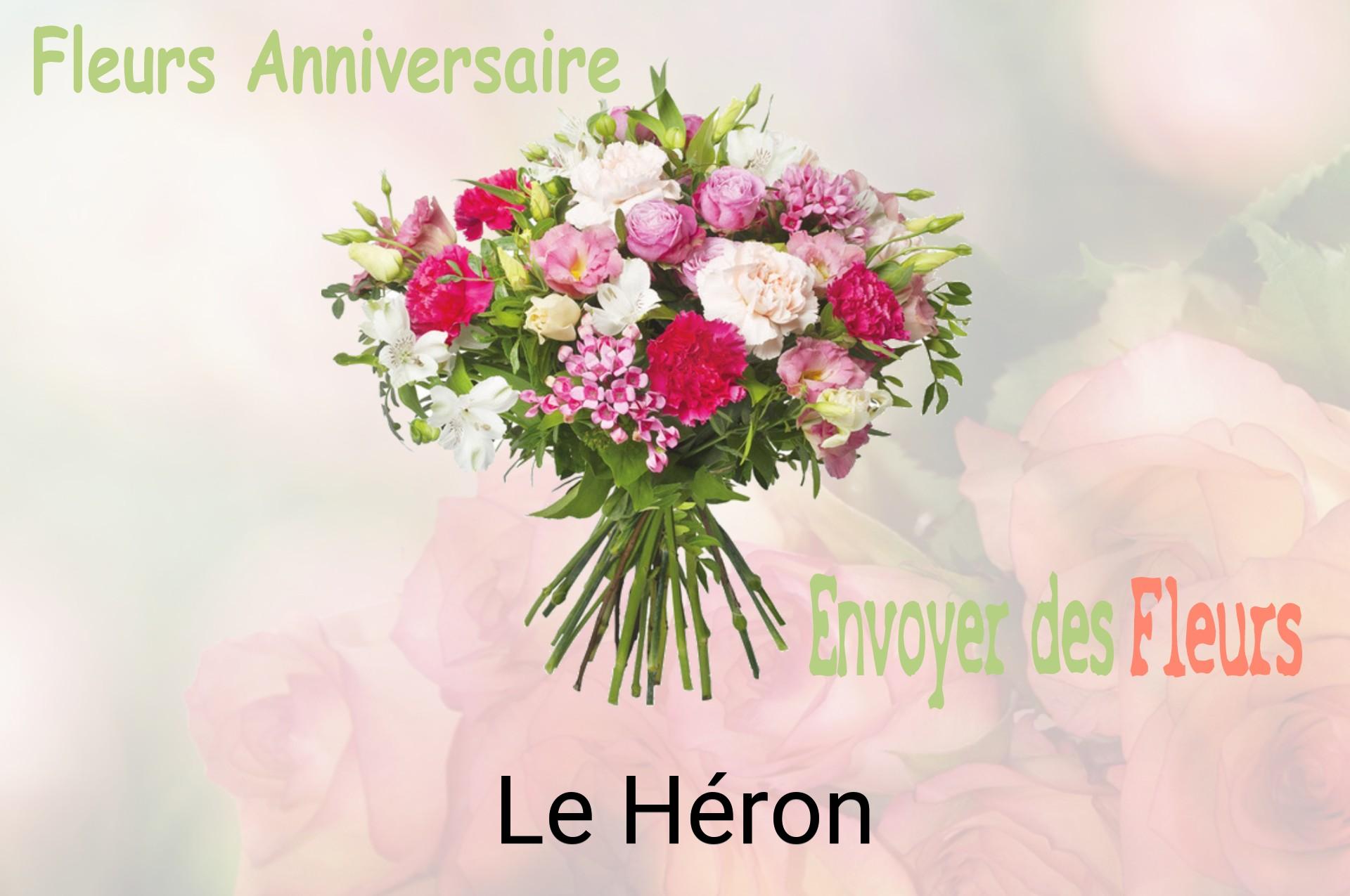Bouquet de fleurs d’anniversaire livré à Le Héron