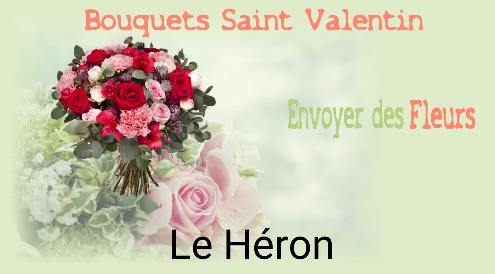 Roses de Saint-Valentin livrées à Le Héron